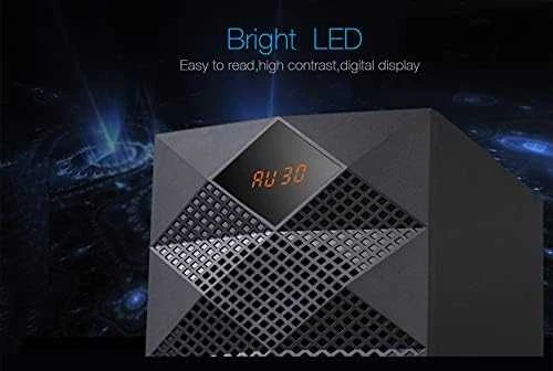 Kompiuterio kolonėlės Fenda F&D A180X 2.1 daugialypės terpės garsiakalbiai, 42W RMS (14Wx2+14W), 2x3'' palydovai + 5,25'' žemųjų dažnių garsiakalbis, BT 5.0/AUX/USB/FM/LED Ekranas/Nuotolinio valdymo pultas/Medinis/Juodas