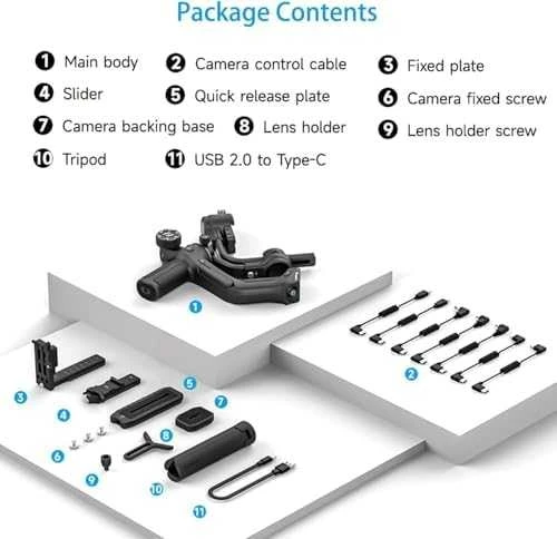Feiyu Tech FeiyuTech Scorp 2 rankinis stabilizatorius (gimbal) skirtas VDSLR fotoaparatams