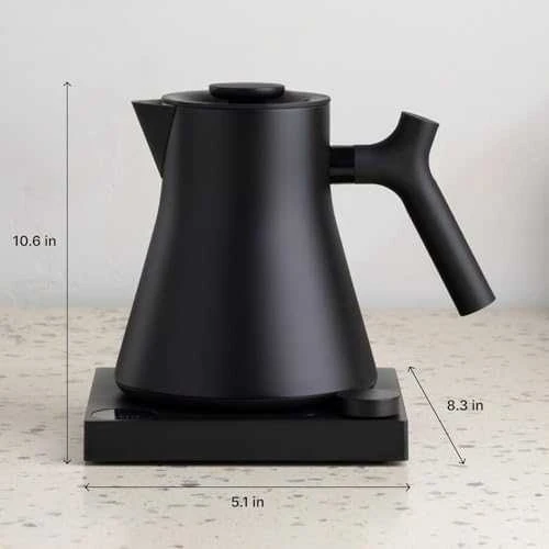 Fellow Corvo EKG Pro Electric Virdulys, 0.9 L - Matte Juodas/Walnut Handle