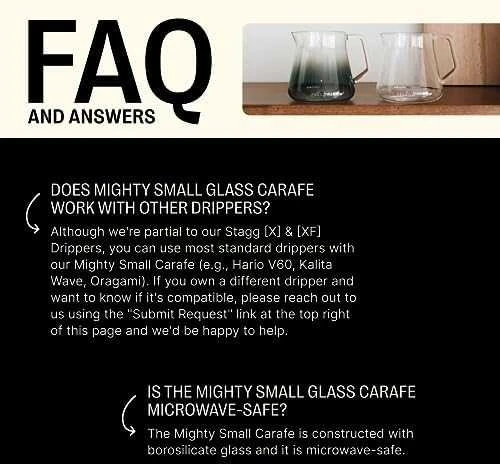Fellow Fellow Mighty Small Glass Carafe – skaidraus stiklo serveris