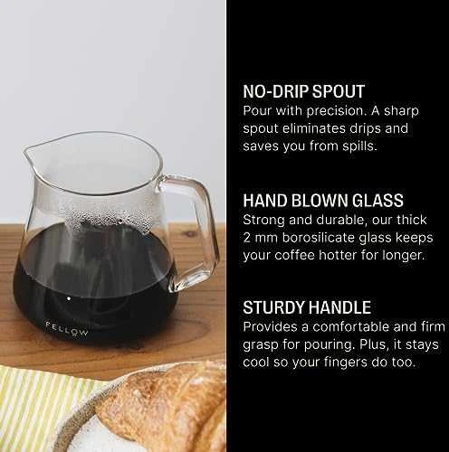 Fellow Fellow Mighty Small Glass Carafe – skaidraus stiklo serveris