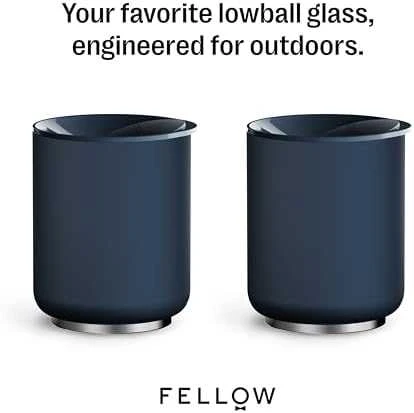 Fellow Rocky Lowball stiklinė - matinės baltos spalvos, 295 ml