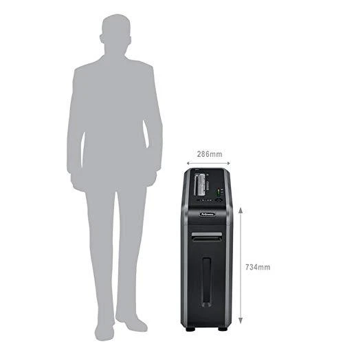 Fellowes 125i - Juostų smulkinimas - 23 cm - 5,8 mm - 53 L - 45 min - 4800 mm/min
