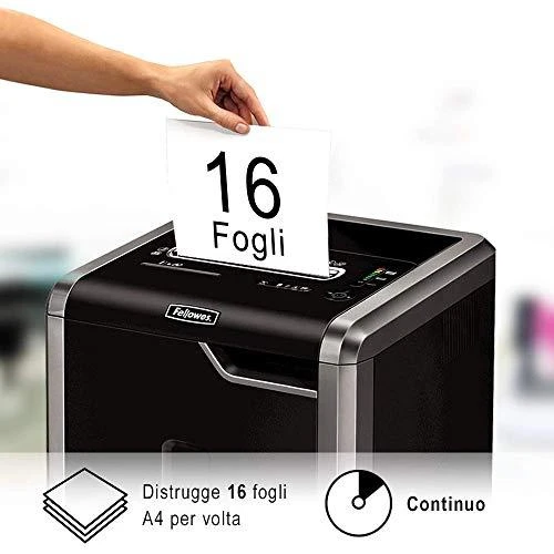 Fellowes 225Mi smulkintuvas popieriaus lapų nustatymas