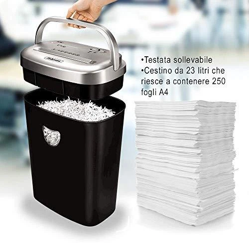 Fellowes Powershred | 53C | Juodas | 23 L | Kompaktinių diskų smulkinimas | Kreditinių kortelių smulkinimas | Popieriaus apdorojimo standartas / išvestis 10 lapų per eigą | Skersinio pjovimo smulkintuvas