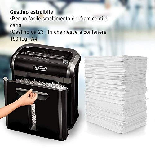 Fellowes Powershred | 79Ci | Juodas | 23 L | Kompaktinių diskų smulkinimas | Kreditinių kortelių smulkinimas | 54 dB | Popieriaus apdorojimo standartas/išvestis 16 lapų per eigą | 100 % atsparus uogienei skersinio pjovimo smulkintuvas | Garantija 24 mėn.