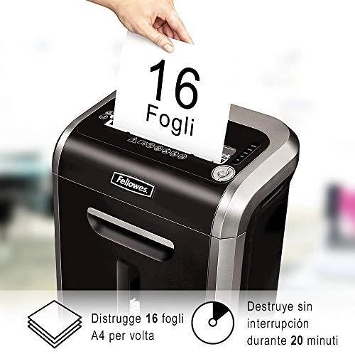 Fellowes Powershred | 79Ci | Juodas | 23 L | Kompaktinių diskų smulkinimas | Kreditinių kortelių smulkinimas | 54 dB | Popieriaus apdorojimo standartas/išvestis 16 lapų per eigą | 100 % atsparus uogienei skersinio pjovimo smulkintuvas | Garantija 24 mėn.