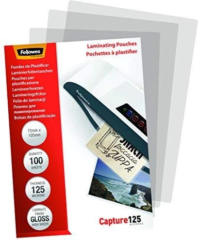 Laminavimo vokeliai kortelėms Fellowes 5306901 100 vnt.