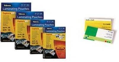 Fellowes Laminavimp vokeliai 83x113 mm, 125 mikronų