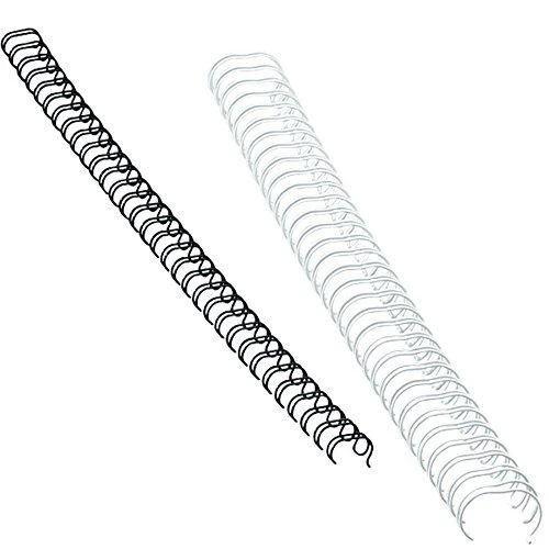 Fellowes metalinės įrišimo spiralės juodos ir baltos