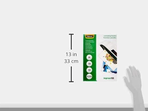 FELLOWES LAMINATING POUCH 100MIC A4 100PK