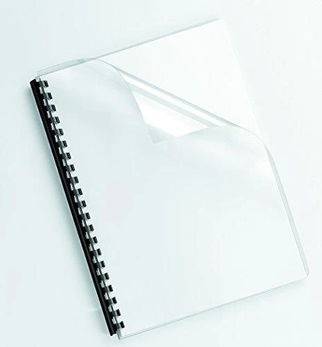 Fellowes PVC viršeliai, skaidrūs, A4, 300 mikronų, 100 vnt.
