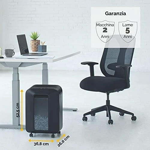 Fellowes Micro-Cut | LX200 | Juodas | Popieriaus smulkinimas | Kreditinių kortelių smulkinimas | Tradicinis