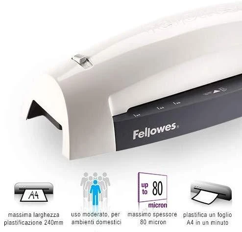 Fellowes Laminavimo aparatas LUNAR, A4 80mic