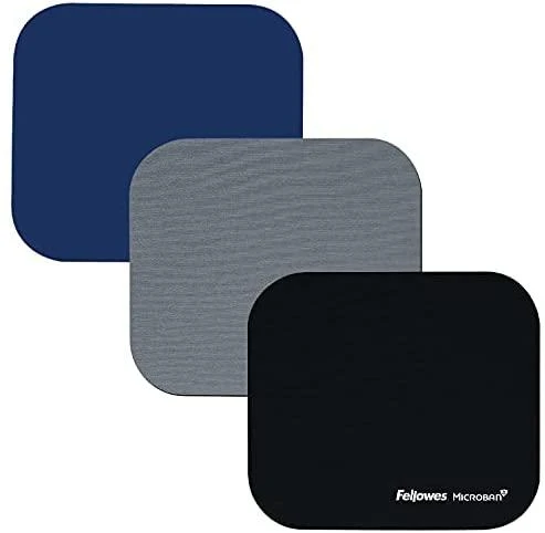 Fellowes Microban pelės kilimėlis, 264 mm x 280 mm x 3 mm, mėlynos spalvos