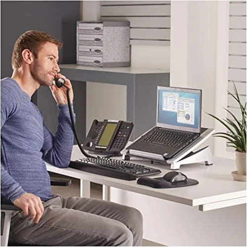 Fellowes | Office Suites Nešiojamas kompiuteris Stand | Juodas/Sidabrinis