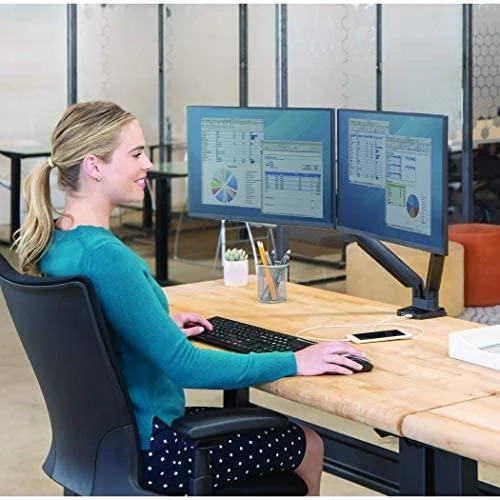 Laikiklis Fellowes | Platinum Series Dual Horizontal Monitorius Arm | 8042501 | Juodas