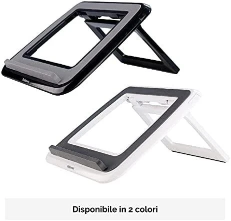 Nešiojamojo kompiuterio stovas FELLOWES I-SPIRE QUICK LIFT, balta/pilka sp.