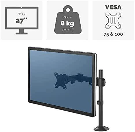 Fellowes ergonominė laikiklis 2 monitoriams, Reflex