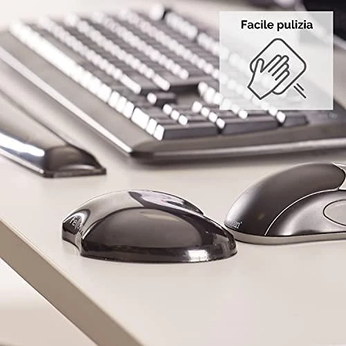 Fellowes Crystal juodas gelio pagalvėlė