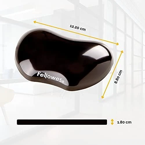 Fellowes Crystal juodas gelio pagalvėlė