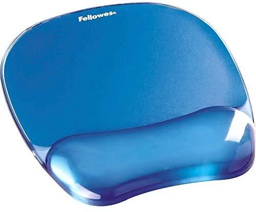 FELLOWES CRYSTAL Mėlynas Pelės kilimėlis w/ riešo atrama