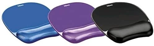 FELLOWES CRYSTAL Mėlynas Pelės kilimėlis w/ riešo atrama