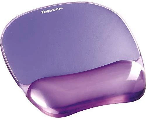 FELLOWES CRYSTAL PURPLE Pelės kilimėlis riešo atrama