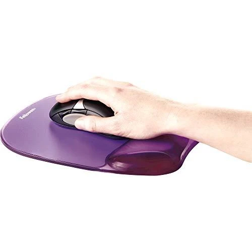 FELLOWES CRYSTAL PURPLE Pelės kilimėlis riešo atrama