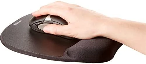 Kilimėlis pelei gelinis su atrama riešui Fellowes Memory Foam, juodas 0407-018
