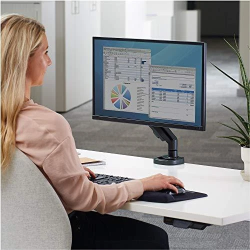 Fellowes Ergonomics EPPA™ vieno monitoriaus laikiklis, juodas