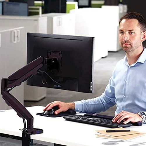 Fellowes Ergonomics EPPA™ vieno monitoriaus laikiklis, juodas