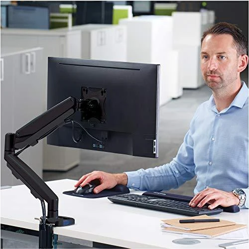 Fellowes Ergonomics EPPA™ vieno monitoriaus laikiklis, juodas