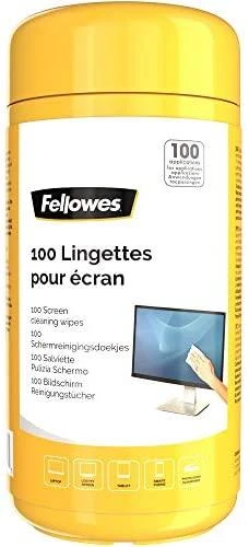 Valiklis Fellowes 100 ekrano valymas – Įrangos valymo drėgnos šluostės – LCD/TFT/Plazma – Daugiaspalvis – 82 mm – 82 mm – 170 mm
