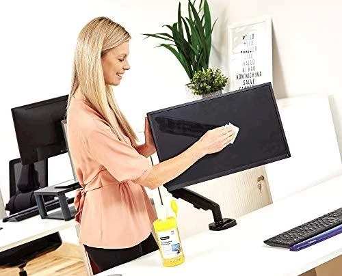 Valiklis Fellowes 100 ekrano valymas – Įrangos valymo drėgnos šluostės – LCD/TFT/Plazma – Daugiaspalvis – 82 mm – 82 mm – 170 mm