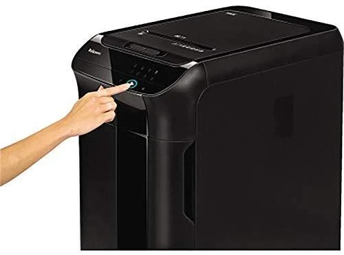 Fellowes Cross-Cut AutoMax 350C popieriaus smulkinimas, kompaktinių diskų smulkinimas, kreditinių kortelių smulkinimas