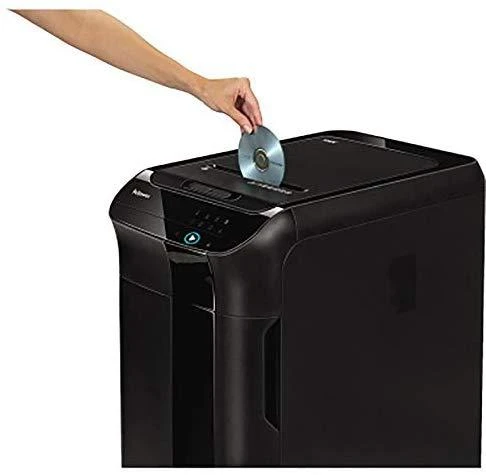 Fellowes Cross-Cut AutoMax 350C popieriaus smulkinimas, kompaktinių diskų smulkinimas, kreditinių kortelių smulkinimas