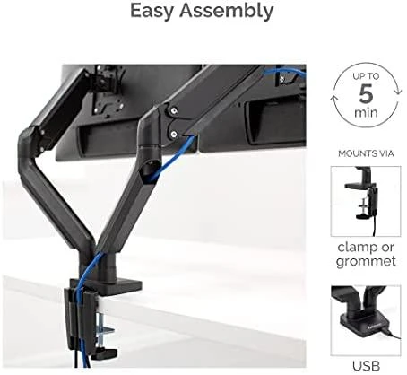 Laikiklis Fellowes | Platinum Series Dual Horizontal Monitorius Arm | 8042501 | Juodas
