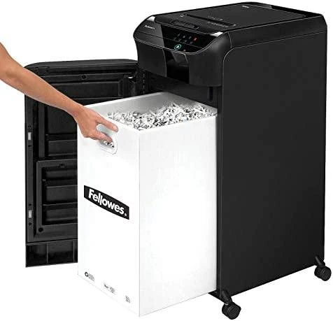 Fellowes Automax 600M su atidarytu atliekų stalčiumi