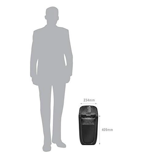Fellowes Powershred | 60Cs | Juodas | 22 L | Kreditinių kortelių smulkinimas | 75 dB | Popieriaus apdorojimo standartas / išvestis 10 lapų per eigą | Skersinis smulkintuvas | Garantija 24 mėn.
