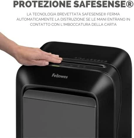 Fellowes MicroShred | LX211 | Juodas | Popieriaus smulkinimas | Kreditinių kortelių smulkinimas | Tradicinis