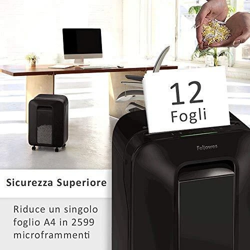 Fellowes Powershred popieriaus naikiklis LX201 juodas