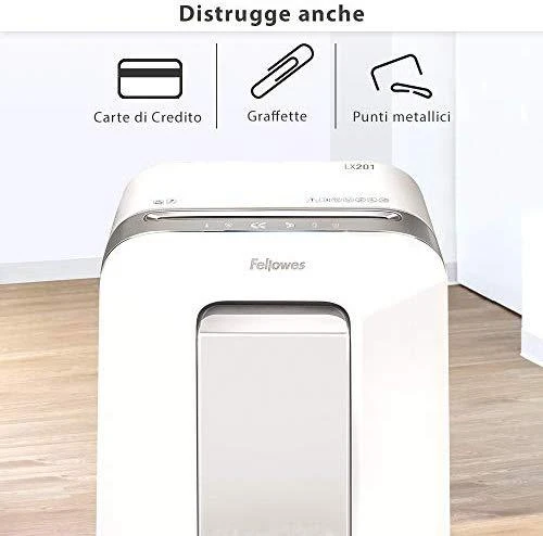 Fellowes Powershred popieriaus naikiklis LX201 baltas