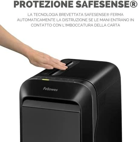 Fellowes MicroShred | LX221 | Juodas | Popieriaus smulkinimas | Kreditinių kortelių smulkinimas | Tradicinis