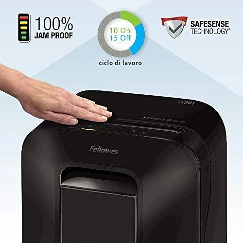 Fellowes Powershred popieriaus naikiklis LX201 juodas