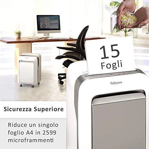 Fellowes MicroShred LX211 Popieriaus smulkinimas, Kreditinių kortelių smulkinimas, Tradicinis