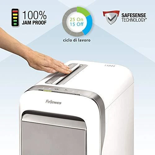 Fellowes MicroShred LX221 Popieriaus smulkinimas, Kreditinių kortelių smulkinimas, Tradicinis