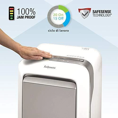 Fellowes MicroShred LX211 Popieriaus smulkinimas, Kreditinių kortelių smulkinimas, Tradicinis