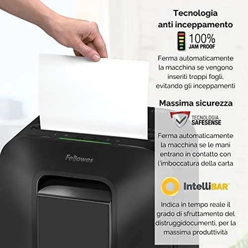 Fellowes Powershred popieriaus naikiklis LX201 juodas