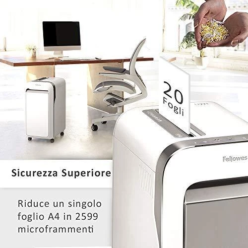 Fellowes MicroShred LX221 Popieriaus smulkinimas, Kreditinių kortelių smulkinimas, Tradicinis
